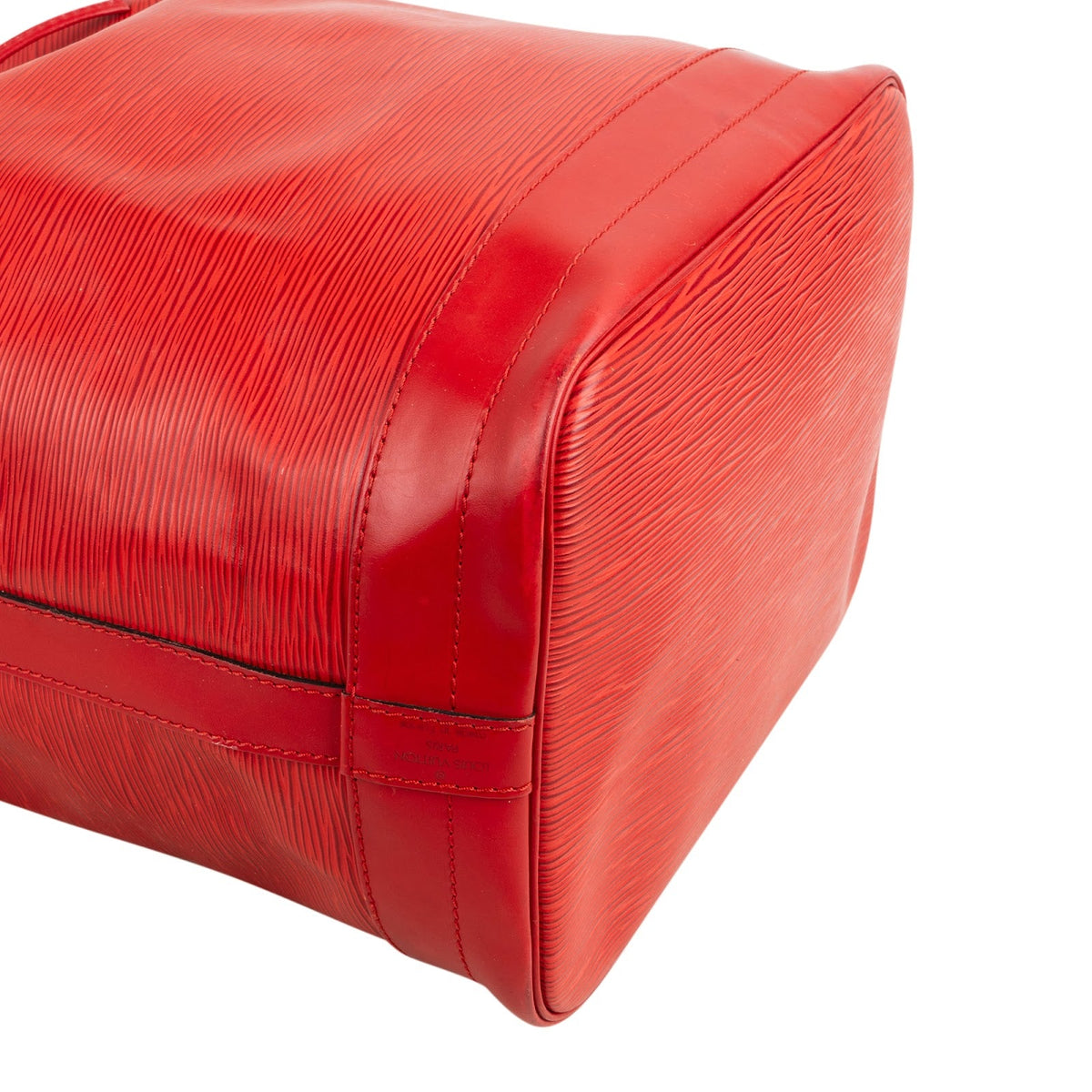 Louis Vuitton Red Epi Leather Sac Noé Grande Shoulder Bag