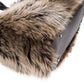 Chanel Faux Fur CC Charm Tote Handbag