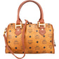 MCM Monogram Visetos Boston Bag Handbag