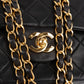 Chanel Quilted Lambskin 24K Gold Medium Double Flap Shoulder Bag