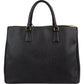 Prada Black Saffiano Leather Galleria Handbag