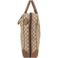 Gucci Monogram GG Supreme Canvas Vintage Zip Around Briefcase 55 Travel Bag