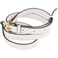 Crossbody Schulterriemen - Weiß (Mittelbreit / Verstellbar)