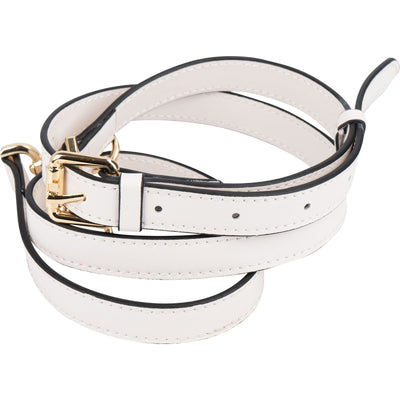 Crossbody Schulterriemen - Weiß (Mittelbreit / Verstellbar)
