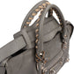 Balenciaga Classic Grey Leather City Handbag