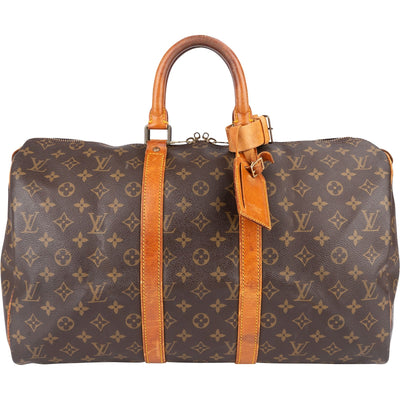 Louis Vuitton Monogram Canvas Keepall 45 Travel Bag