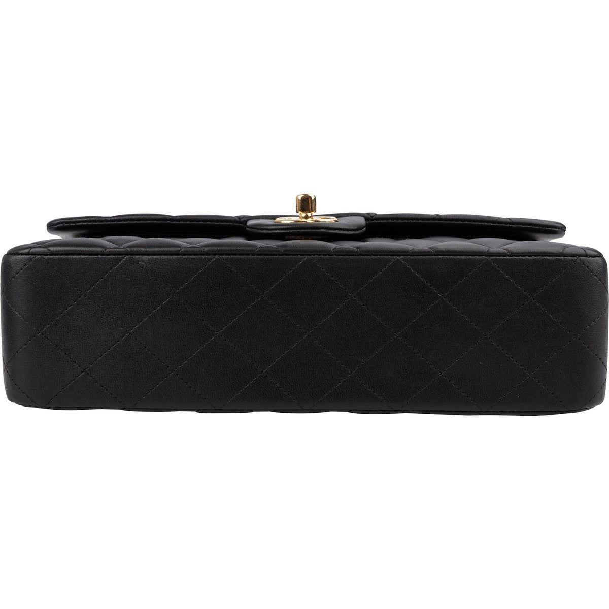 Chanel Quilted Lambskin Medium Double Flap Shoulder Bag