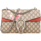 Gucci Monogram GG Supreme Floral Print Dionysus Shoulder Bag