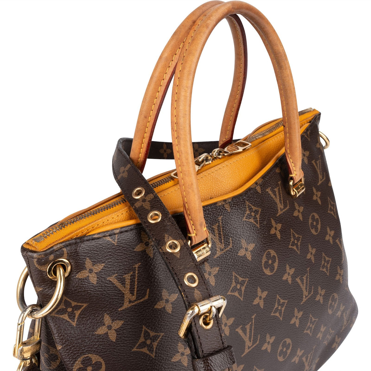 Louis Vuitton Monogram Canvas Pallas MM Handbag