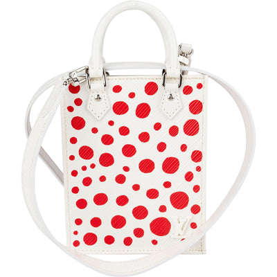 Louis Vuitton Epi Leather x Yayoi Kusama Petit Sac Plat Crossbody Handbag