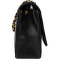 Chanel Quilted Lambskin 24K Gold Single Flap Crossbody Bag