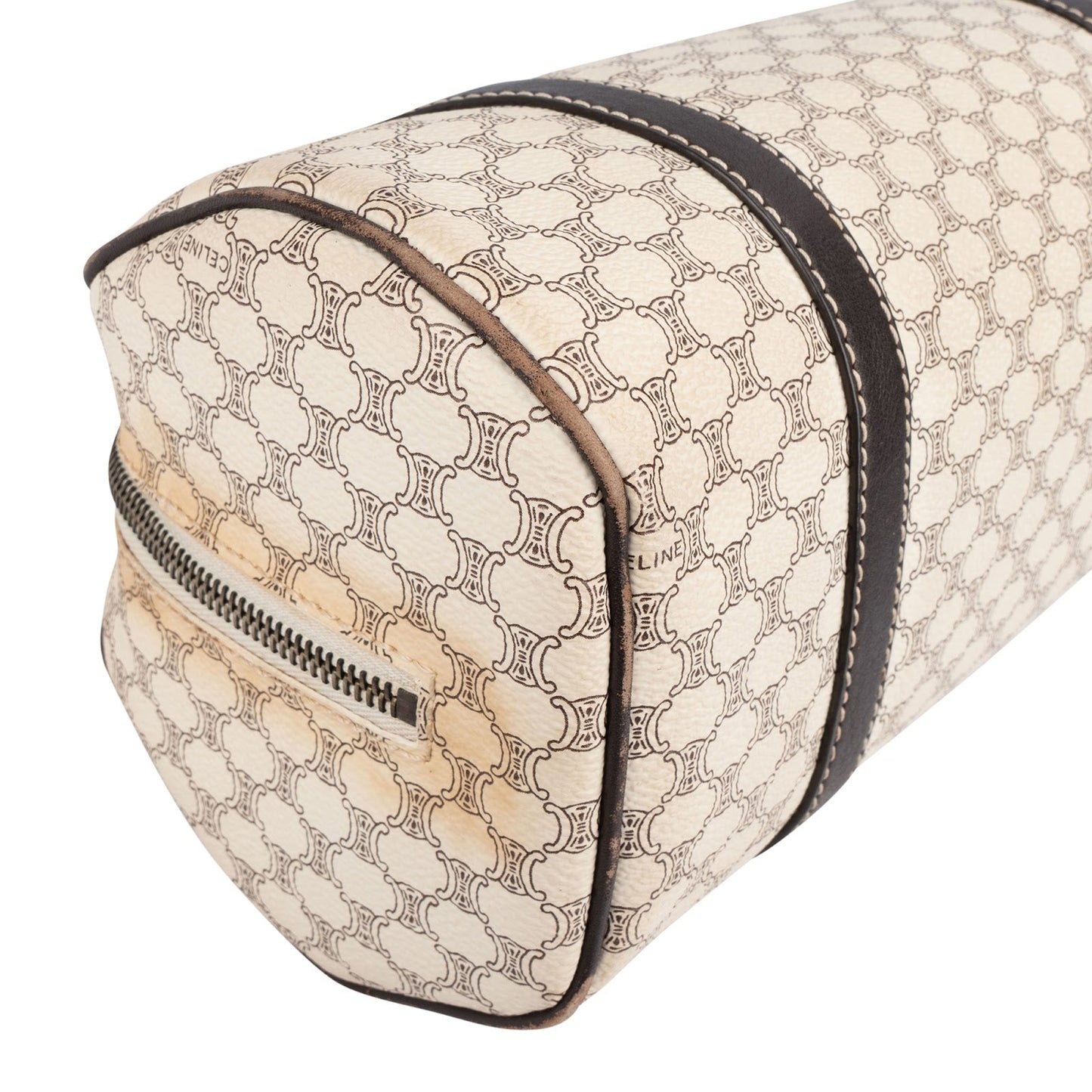 Celine Macadam Monogram Small Boston Handbag