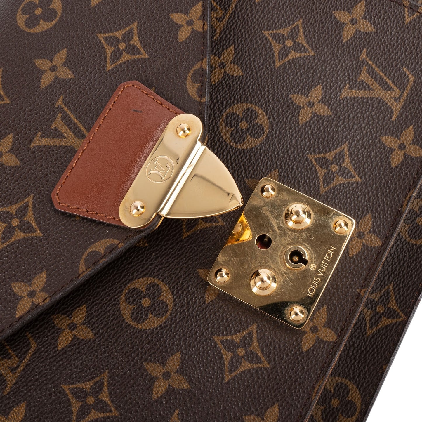 Louis Vuitton Monogram Canvas Monceau Handbag