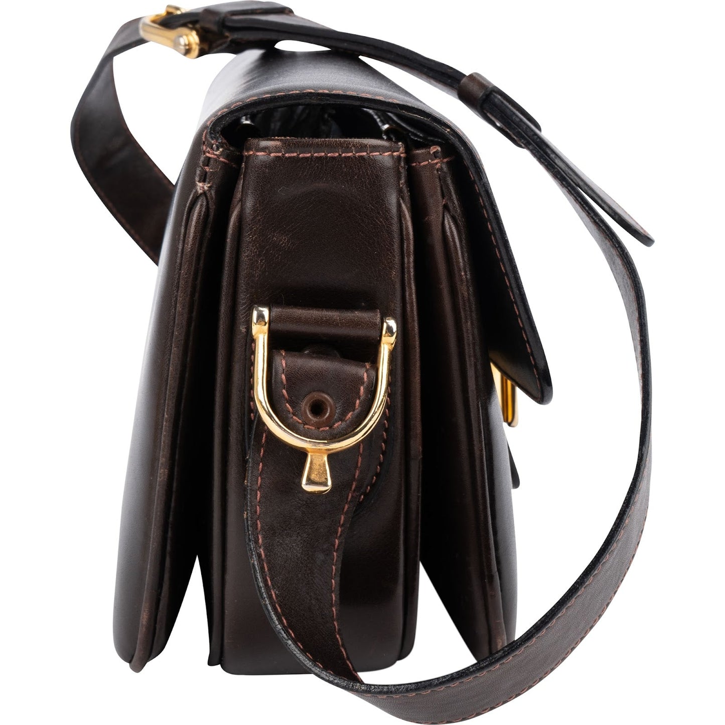 Celine Box Leather Horse Carriage Shoulder Bag