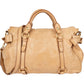 Miu Miu Vitello Lux Bow Satchel Handbag