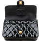 Chanel Quilted Patent Leather Top Handle Handbag
