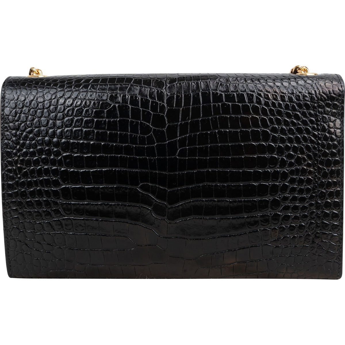 Saint Laurent Kate Tassel aus Leder in Krokooptik – Ansicht 4