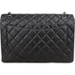 Chanel Quilted Lambskin Palladium Maxi Single Flap Crossbody Bag