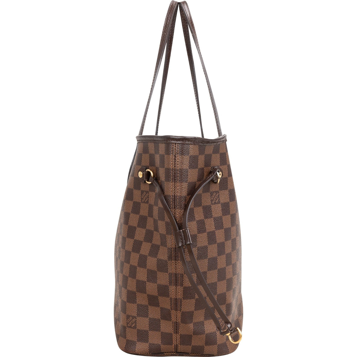 Louis Vuitton Monogram Damier Ebene Neverfull MM Shoulder Bag