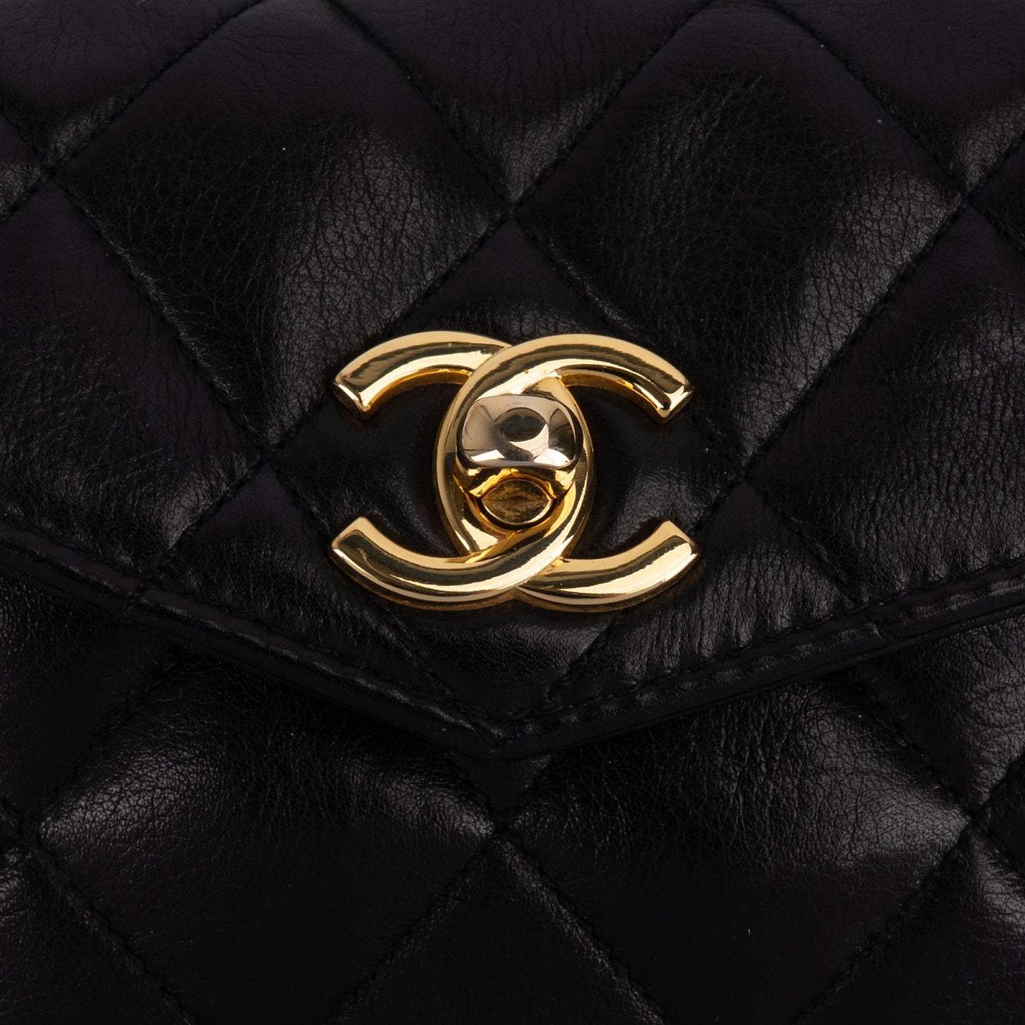 Chanel Quilted Lambskin CC Belt Bum Waist Bag