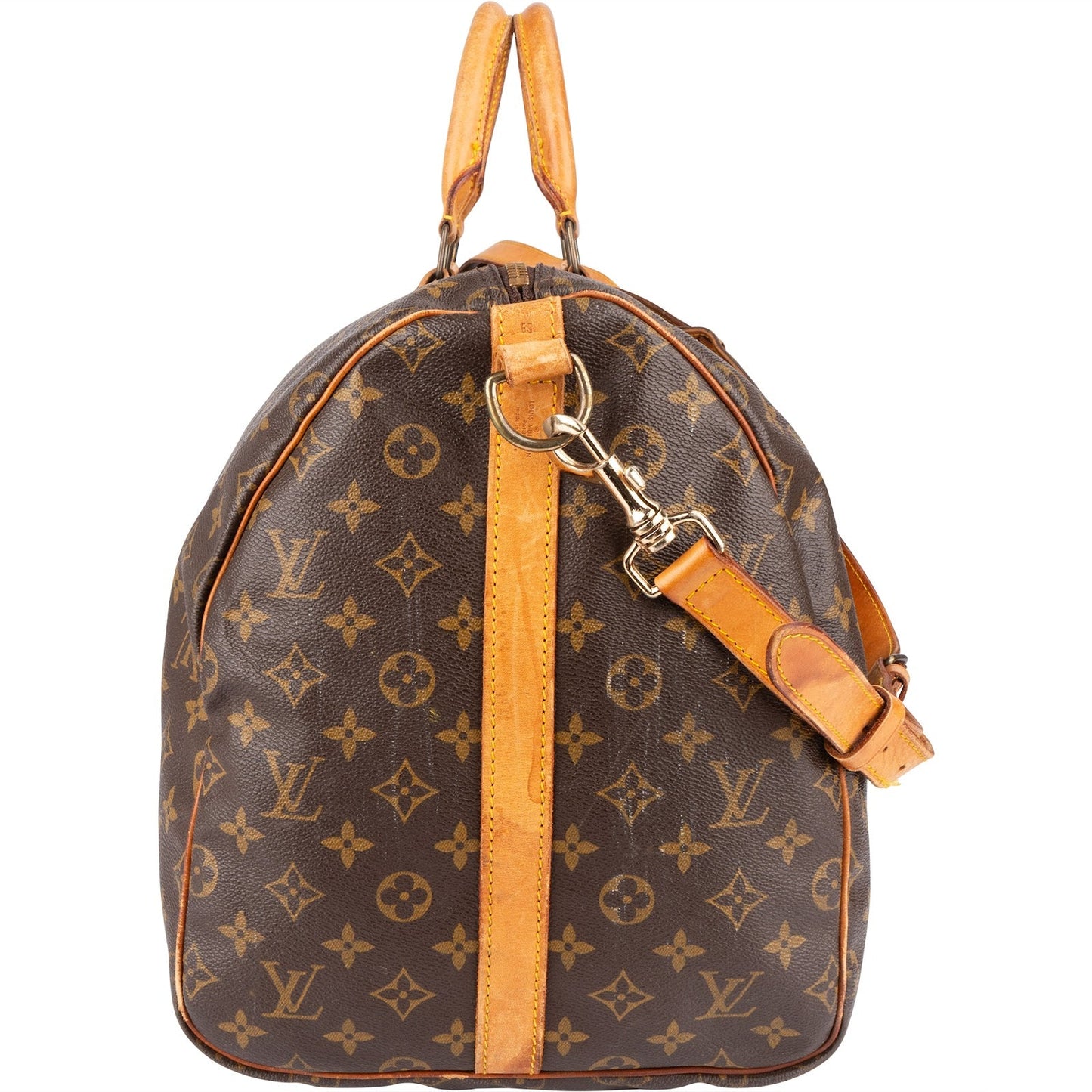 Louis Vuitton Monogram Canvas Keepall 55 Bandoulière Travel Bag