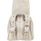Balenciaga Grey Leather Classic City Double Pocket Hip Shoulder Bag