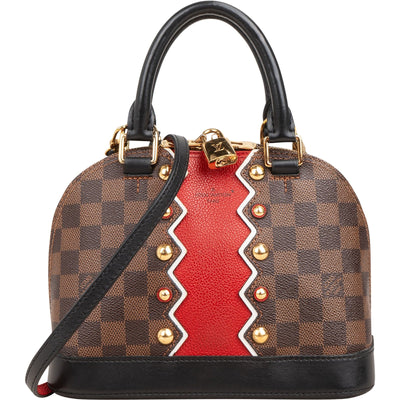 Louis Vuitton Limited Monogram Damier Ebene Karakoram Alma BB Crossbody Bag Handbag