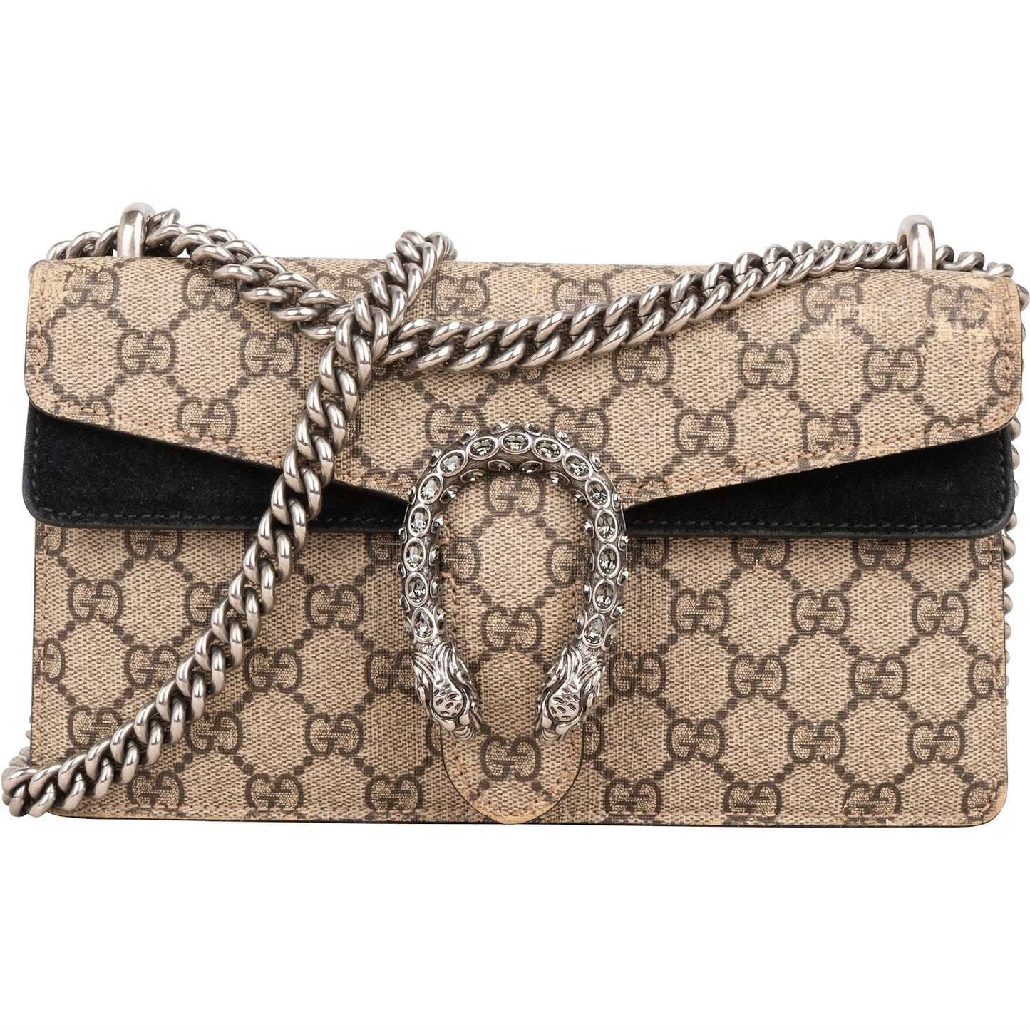 Gucci Monogram GG Supreme Canvas Dionysus Small Crossbody Bag