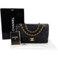 Chanel Quilted Lambskin 24K Gold Medium Double Flap Shoulder Bag