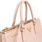 Prada Pink Saffiano Leather Galleria Tote Handbag