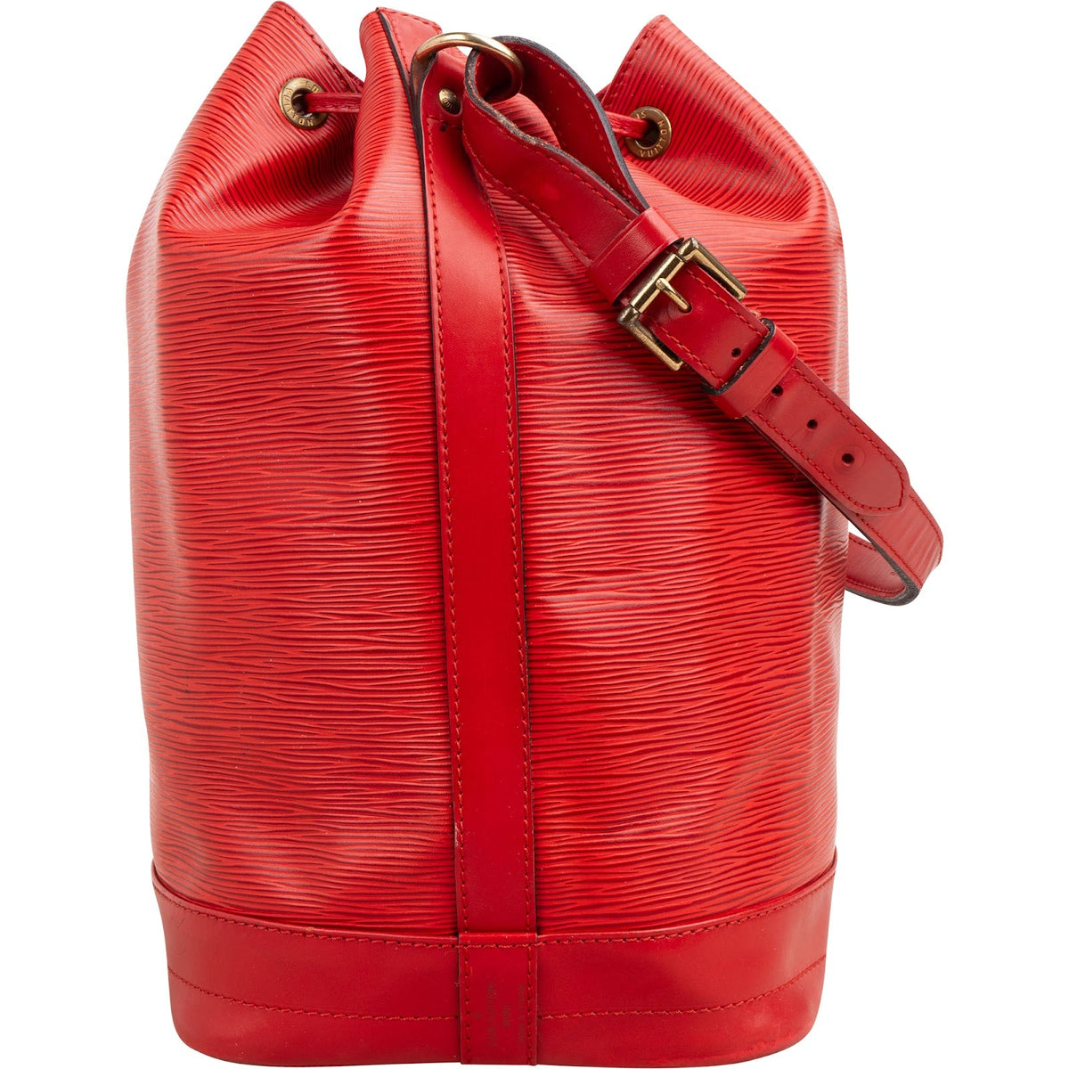 Louis Vuitton Red Epi Leather Sac Noé Grande Shoulder Bag