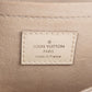 Louis Vuitton White Epi Leather Montaigne Clutch Shoulder Bag
