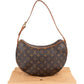 Louis Vuitton Canvas Monogram Croissant MM Shoulder Bag