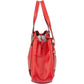 Gucci Red Pebbled Leather D-Ring Handbag