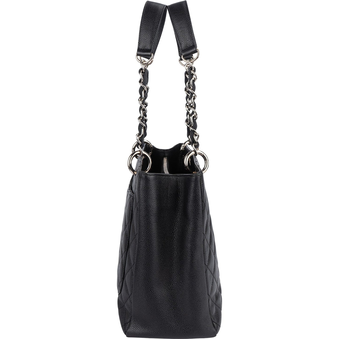 Chanel Quilted Caviar Leather Grand Shopping CC Handbag