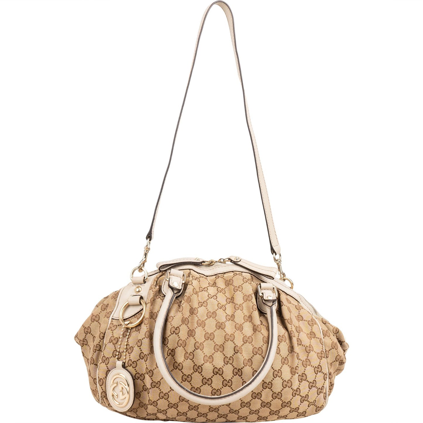 Gucci Monogram GG Canvas Sukey Handbag