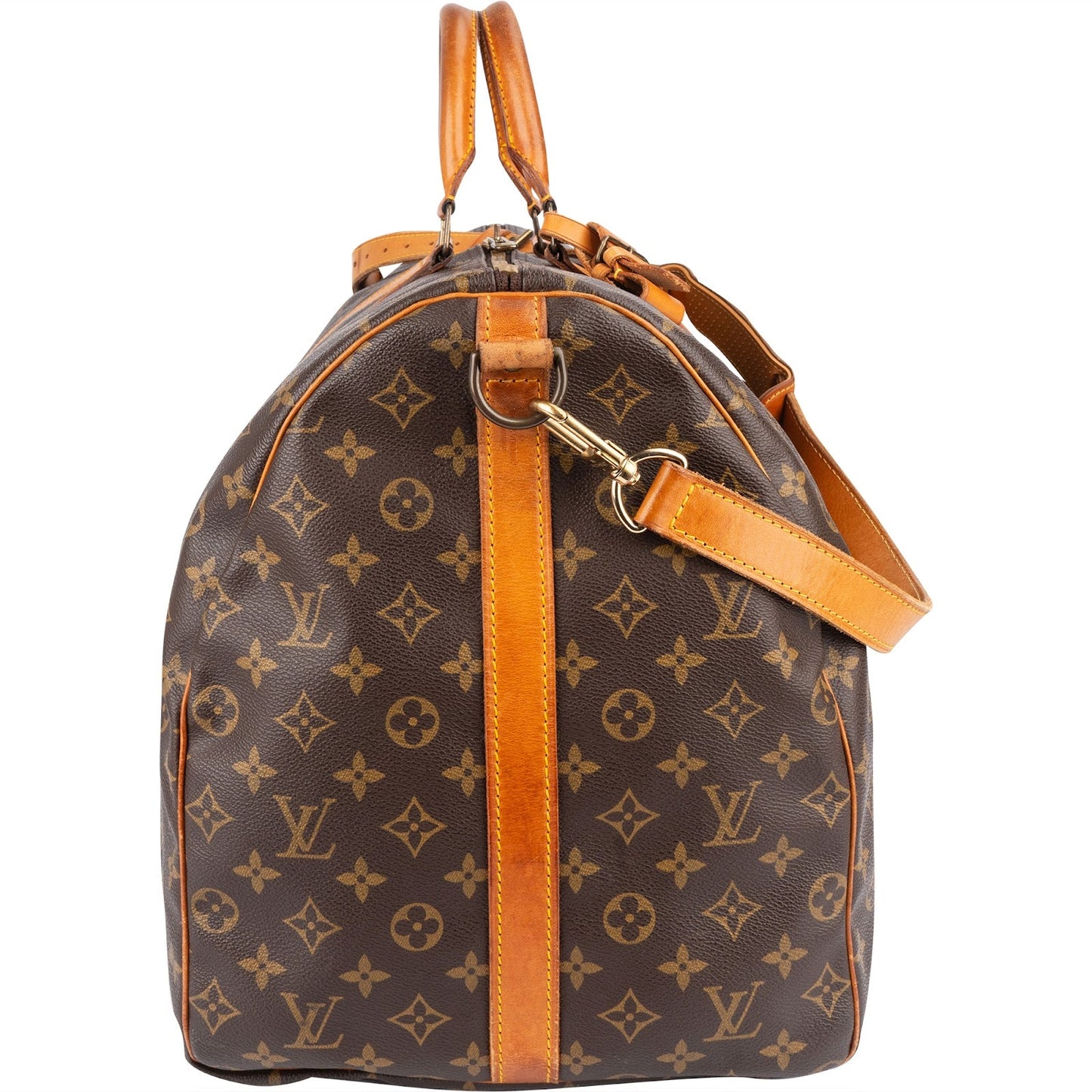 Louis Vuitton Monogram Canvas Keepall 60 Bandoulière Travel Bag