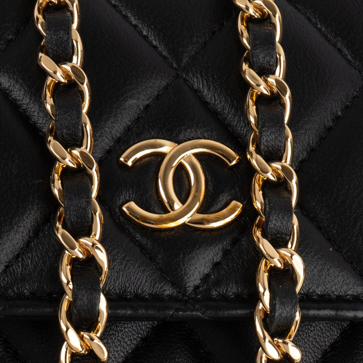 Chanel Quilted Lambskin Coco Casino Single Flap Crossbody Bag