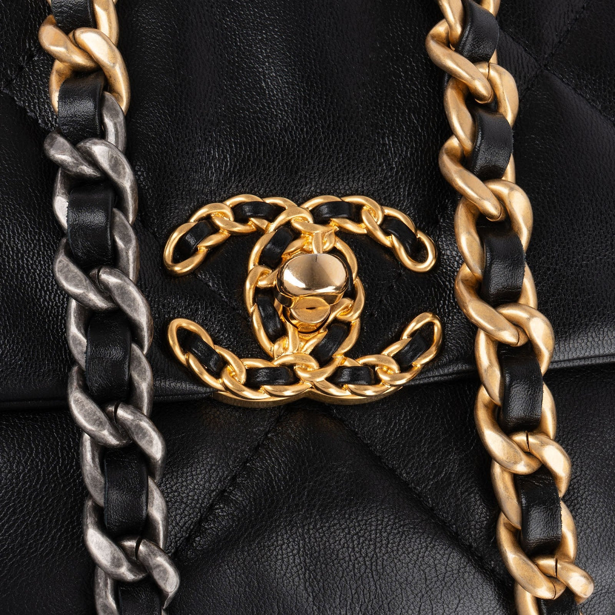 Chanel 19 Quilted Lambskin Single Flap Crossbody Bag