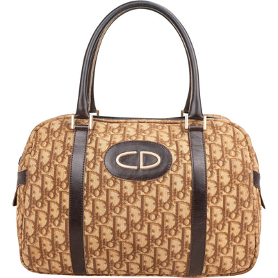 Christian Dior Trotter Monogram Boston Handbag