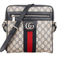 Gucci Monogram GG Supreme Ophidia Messenger Crossbody Bag