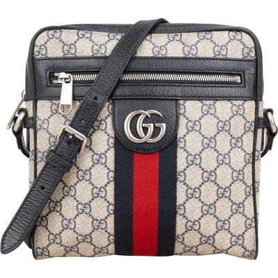 Gucci Monogram GG Supreme Ophidia Messenger Crossbody Bag