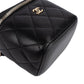 Chanel Quilted Lambskin Mini Vanity Chain Crossbody Bag