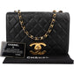 Chanel Quilted Lambskin 24K Gold Single Flap Shoulder Bag