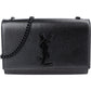 Saint Laurent Grain De Poudre Leather Kate Chain Crossbody Bag