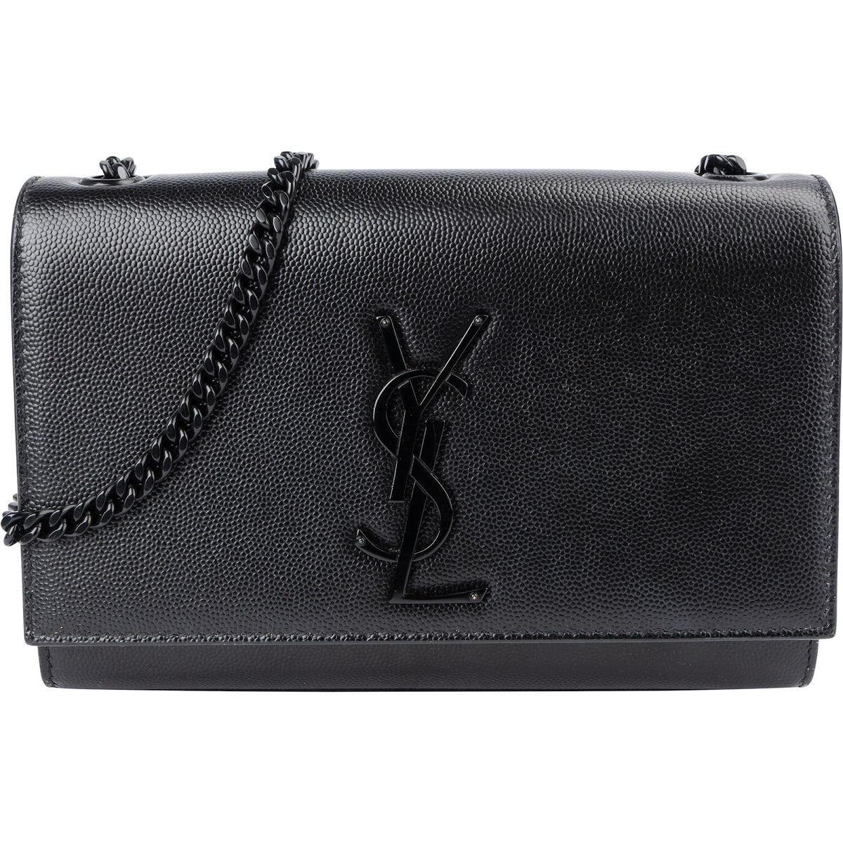 Saint Laurent Grain De Poudre Leather Kate Chain Crossbody Bag