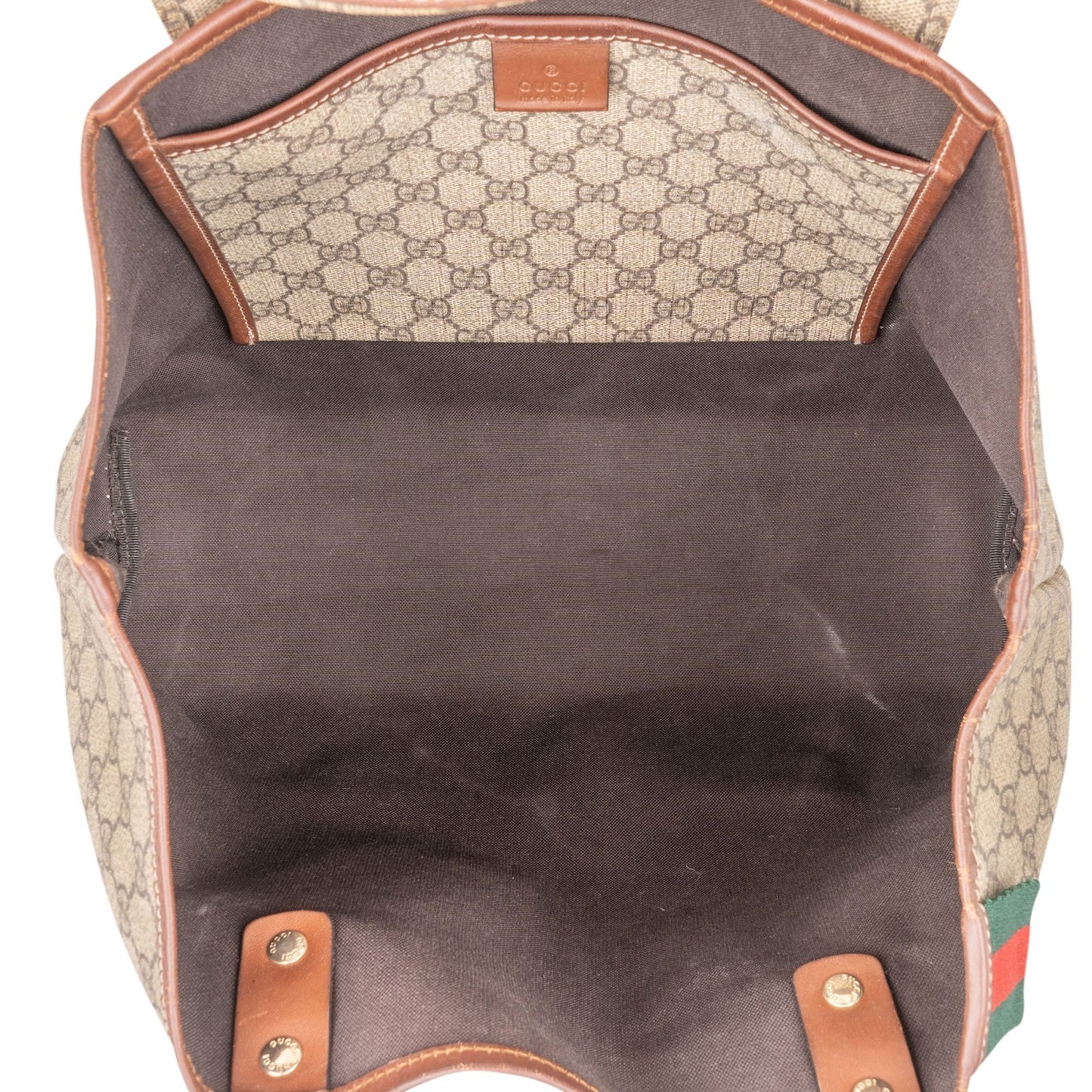 Gucci Monogram GG Supreme Web Tote Handbag