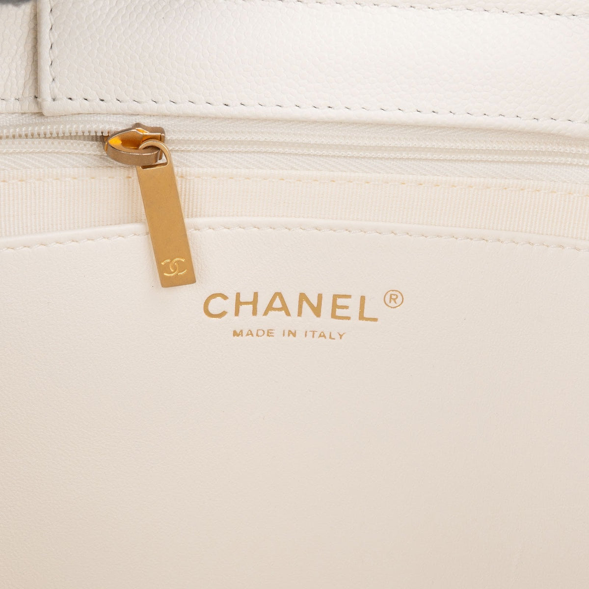 Chanel Stitching Caviar Leather Small Bowling Handbag