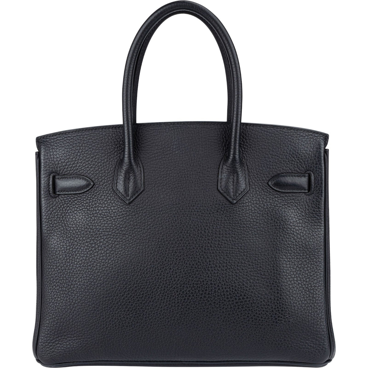Hermès Blue Indigo Clemence Leather Palladium Birkin 30 Handbag