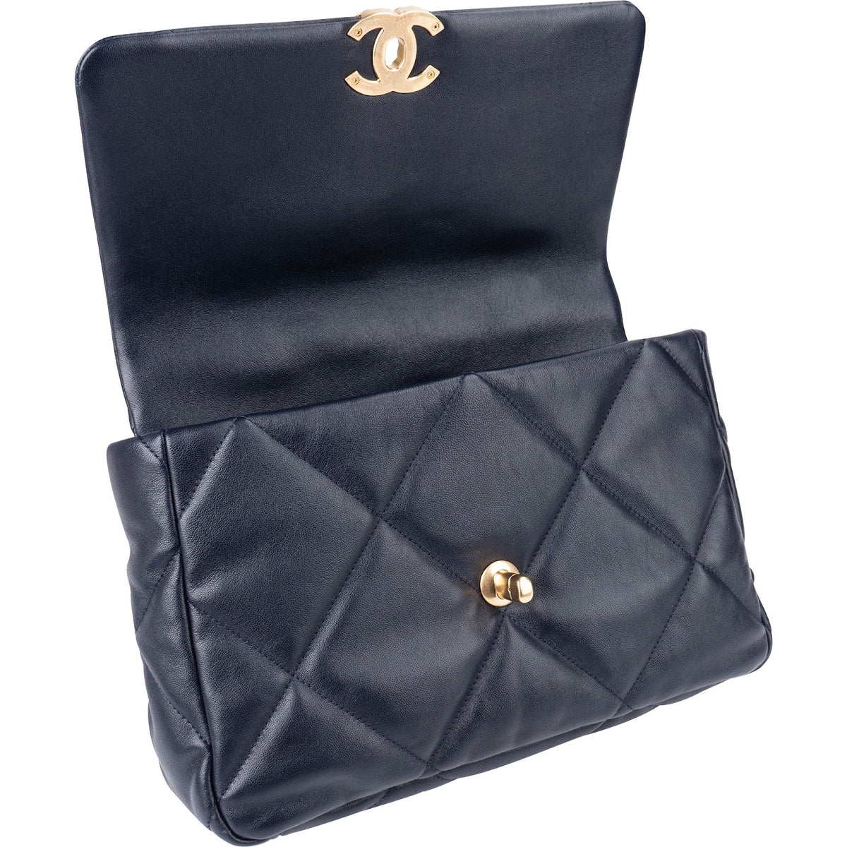 Chanel 19 Quilted Lambskin Large Crossbody Bag